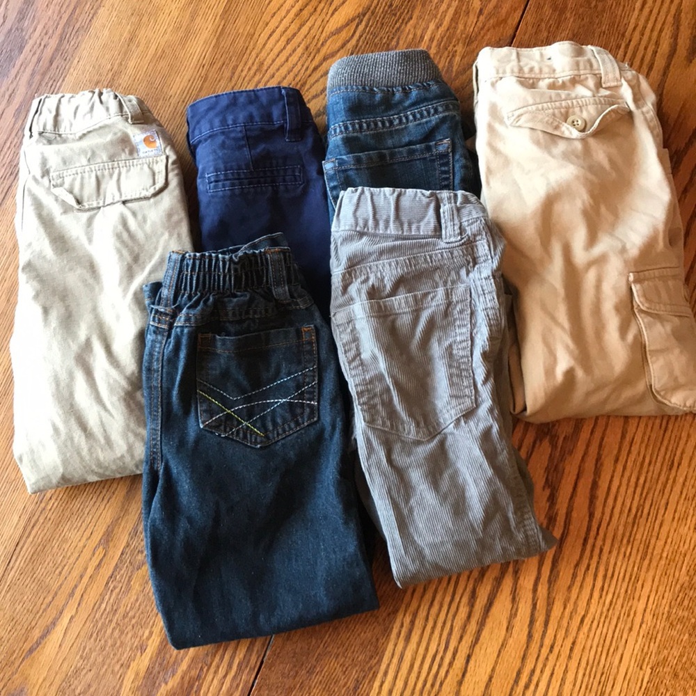 6 boys size 4 pant lot